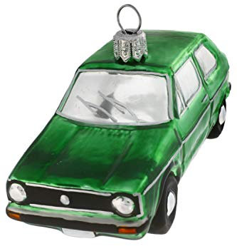 Hamburger Weihnachtskontor® - Christbaumschmuck - VW-Golf (grün)