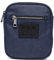 Replay Herren Umhängetasche Eco Leder Blau, blau