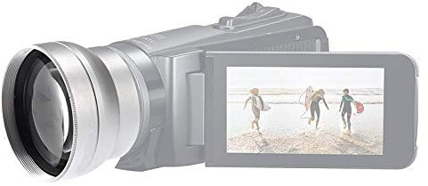 Digital Nc Objectif Grand Angle pour Canon Vixia HF W10 et Canon Vixia HF W11 (0,5X)