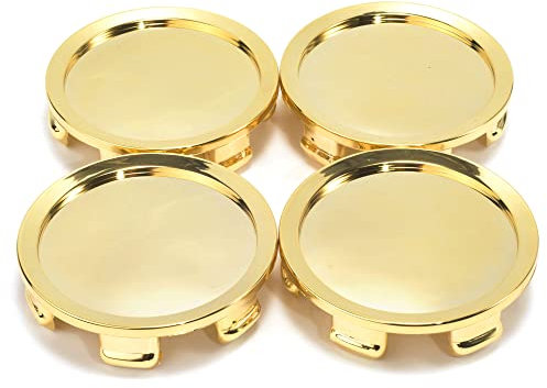RhinoTuning 4 Stück Radnabenkappen für OZ Racing Nabendeckel OD 74,5 mm ID 70 mm, Gold Radnabenabdeckung Geeignet für Superforgiata S2000 ap2v2 Rad, M608 M242 81310409 Felgendeckel