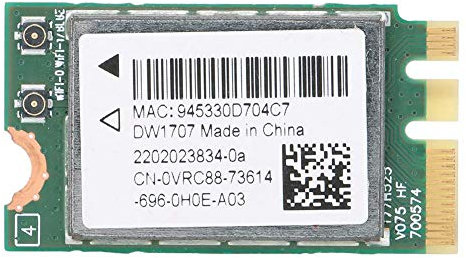 Annadue Netzwerkkarte für DW1707, M.2 NGFF 300M Wireless Bluetooth 4.0 Netzwerkkarte, für Qualcomm Atheros QCA9565 QCNFA335 Chip Netzwerkkarte