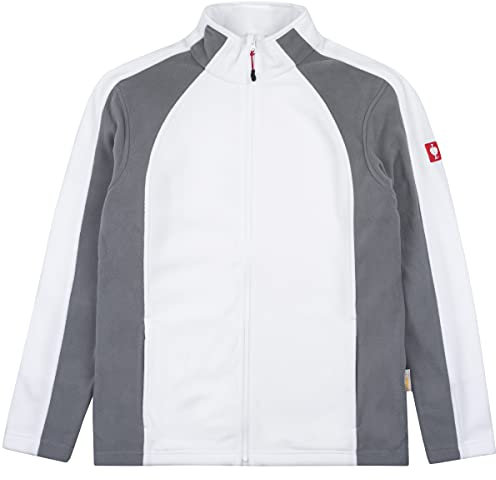 Engelbert Strauss Herren Fleecejacke Microfleece dryplexx, Farbe:weiß, Größe:M