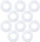 AERZERIX - C48564 - Lot de 10 Rondelles plates en polyamide/PA/nylon M8 Ø extérieur 16mm épaisseur 1.7mm - DIN 125