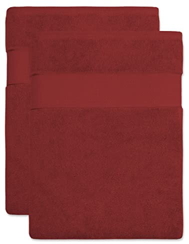 BANANALU Saunatuch XL - XXL 100x180cm Qualität 100% Baumwolle 600g/m2, 2 Stück, Bossa Nova 18-1547, 100x180cm, 600g/m2