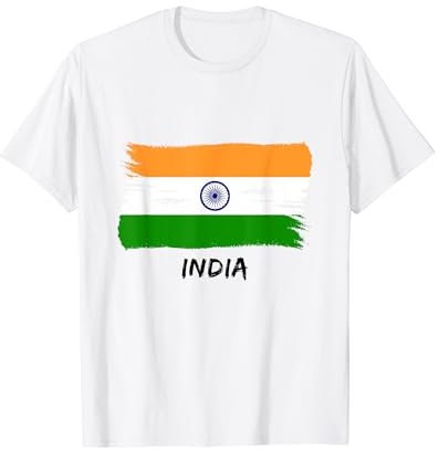 Indische Flagge Indien Team Fan Trikot T-Shirt