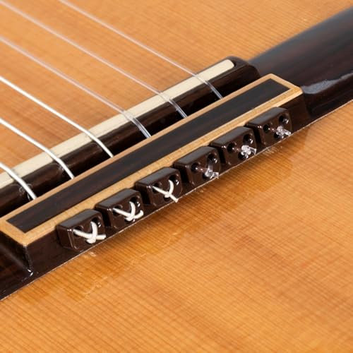 Retenedores color marron brillante de cuerda de nailon para guitarra clasica flamenca acústica eléctrica ukulele guitarras beads