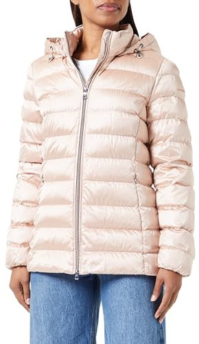 Geox W Zosma Mid Jkt Giacca, Misty Rose, 48 Donna