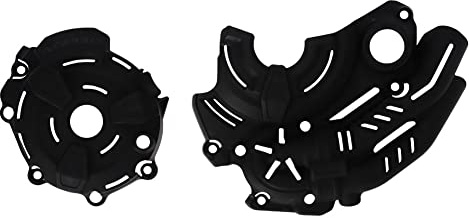 Acerbis X-Power Crankcase and Ignition/Clutch Cover Kit Black