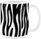 Mug cadeau imprimé zèbre – Safari blanc et noir