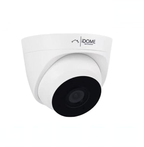 IDOME CCTV POE IP Home Security Camera With MIC 2.8MM 4K 8MP Night Vision IP67