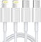 JJCALL USB C to Lightning Cable [2Pack 3FT], MFi Certified iPhone Fast Charger Cable USB-C Power Delivery Charging Cable Lead Compatible with iPhone 13 13 Pro 12 Pro Max 12 11 X XS XR 8 Plus, iPad