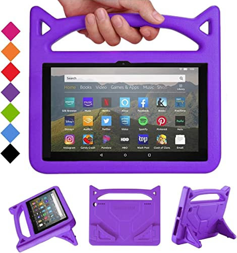 DJ & RPPQ Tablet-Schutzhülle für 8, leicht, stoßfest, kindersicher, nur kompatibel mit der 12. / 10. Generation, Version 2022/2020,(Nicht kompatibel mit iPad Samsung).Purple