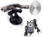 Toplionace Mini Actuador Lineal Telescópico de 12V con Placa de Aluminio de 60mm de Diámetro Motor de Mecanismo Alternativo de Carrera de 39mm Velocidad Ajustable de 30-190rpm (30-190rpm)