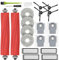 DrRobor Kit d'accessoires pour Roborock Q Revo, Pièces de Rechange pour Roborock P10, 2 Brosse Principale, 4 Chiffons de Vadrouille, 4 Sacs à Poussière, 4 Filtres, 4 Brosses Latérales