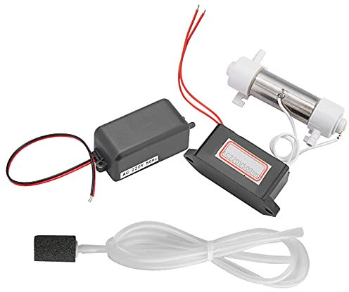 Haofy Generador de Ozono Portátil de 500 MG H Elimina, Esteriliza y Refresca el Aire, para Esterilización Purificadora de Aire Doméstica con Accesorios (220V)