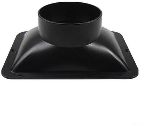 Kanalverbinder Flansch, 150mm ABS Wandflansch Verbinder für Lüftungsrohr Luftkanal Anschluss für Heizung Kühlung Lüftungssystem