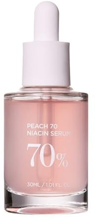 Pfirsich Niacinamid Serum 70% Hyperpigmentierung Gesichtsserum Hydratisierende Aufhellung Reduzieren Melanin Schönheit Saubere Tägliche Kosmetik Koreanisch
