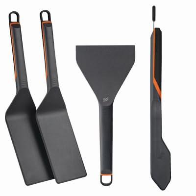 Blackstone 8202 4-teiliges Grillwerkzeug-Set der E-Serie, 2 Stück