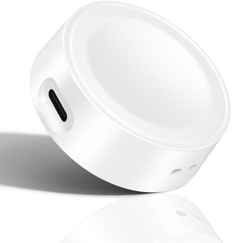 USB C Charger Dock Compatible with Samsung Galaxy Watch 42mm/46mm,Upgraded Charging Cradle Compatible with Galaxy Watch SM-R800/R810/R815 Smart Watch Charger, Only Charger Dock(White)