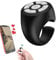 Blue-Tooth-Fernbedienung Page Turner,Scrolling Ring,Ring Design Fingertip Scrolling Clicker,Handy-Kamera-Shutter Selfie-Fernbedienung Zum Lesen von Videos (Schwarz/Rosa)