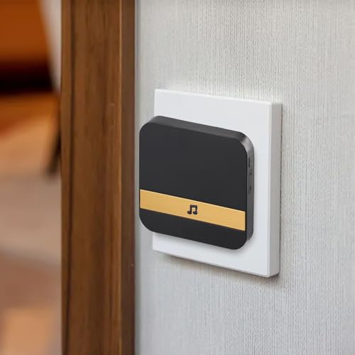 Ding Dong Wireless Doorbell Chime With Energy Saving Design And 4 Adjustable Volume Settings