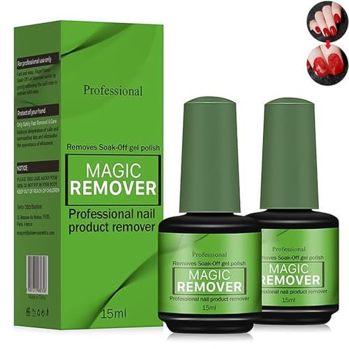 Gel Nail Polish Remover,Gel Polish Remover,Gel Polish Remover For Nails In 2-3 Minutes,Quickly Easily Clean,Fast Gel Polish Remover 30ml,No Need For Foil, Soaking or Wrapping