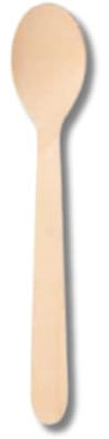 DOT Horeca Solutions Cucchiaini Monouso in Legno 11 cm, 100 Pezzi