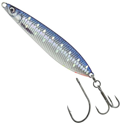 Savage Gear Seeker ISP Fishing Lures, UV-Active Hot Spots, Meerforellenblinker, Mefo-Blinker, Blinker von 12g - 28g, Forellenblinker (Herring, 23g)