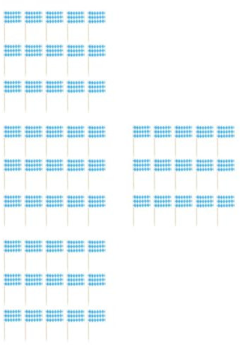 PRETYZOOM 4 Juegos De Palillo De De Oktoberfest Palo para Marcar Pasteles Palillos De Banderillas Fiesta Aperitivos De Palillo De Papel 200 Uds * 4