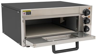 Forno per pizza da interni, elettrico da 2000 W, per piano di lavoro, design moderno, intervallo di temperatura 50-350 ℃, capacità 20 l per pizza e snack, ideale per casa e ristorazione