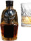 Dewireaey Botella de whisky, botellas de alcohol de 300 ml para licores, cierre hermético, diseño 3D, recipiente vacío para vino, bebidas, bodega, presentación comercial