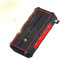 Powerbank a energia solare, caricatore wireless a manovella con luce LED, batteria esterna pieghevole, allarme SOS e bussola, funzioni di emergenza integrate per escursionismo, ciclismo, , uso