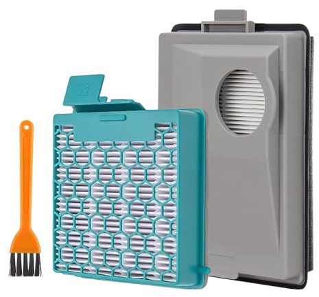 Staubsauger Filter für Miele Boost CX1 | HEPA & Aktivkohle Filter Set Ersatz für CX-FSF & SF-HY 60 | hochwertiger Kohlefilter Feinstaubfilter für Allergiker | Staubsaugerzubehör Ersatzfilter