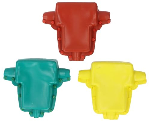 3 pièces de couvre-terminaux de câble en forme de T, manchon d’isolation en caoutchouc silicone avec une tension d’isolement de 10 kV, protection de terminaux haute et basse