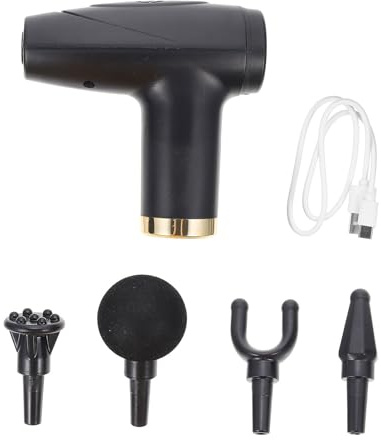 HEALEEP Appareil Massant Intelligent pour Massage des Tissus Profonds Batterie 1200mah, Matériau Abs, 6 Niveaux de Vitesse, Outil Portable pour Soulagement Musculaire et Détente à