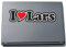 INDIGOS UG - Aufkleber - I Love Heart Decal Sticker Laptopskin 210 mm - Ich Liebe - I Love Lars - Laptop Netbook Computer - Sticker mit Namen vom Mann Frau Kind
