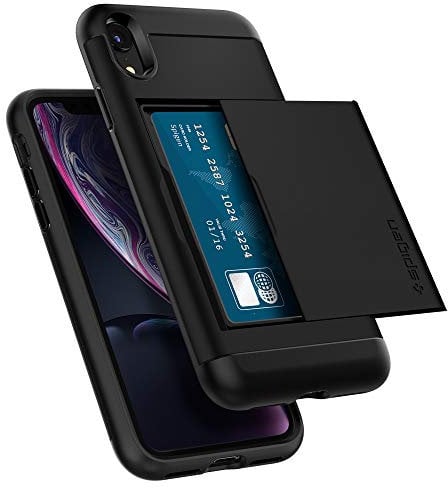 Spigen Cover Slim Armor CS Compatibile con iPhone XR - Nero