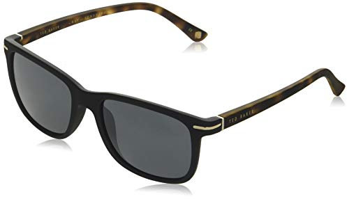 Ted Baker Sunglasses Herren Lars Sonnenbrille, Schwarz, 54/18-145