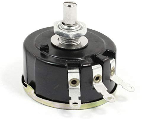 NEW LON0167 WX050 47 Ohm, 5% 5W 6mm, rundes 3Pin-Drehpotentiometer mit runder Welle(WX050 47 Ohm 5% 5W 6mm Round Shaft 3Pin Wirewound Variable Potentiometer