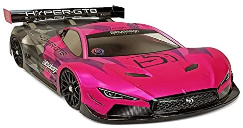 Bitty Design 1:8 Hyper-GT8 1/8 GT Karosserie 325mm Radstand RC Lexan