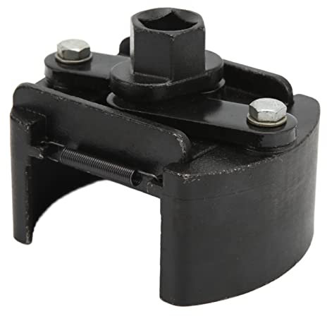 BigKing Extractor de filtro de aceite, llave para filtro de aceite en forma de U, 2 garras, acero fundido ajustable, universal para filtros de combustible de 80‑105 mm