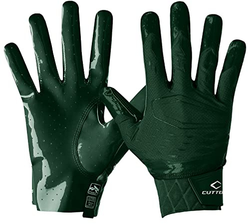 Cutters REV PRO 5.0 Receiver Handschuhe Uni Dunkelgrün M