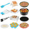 Air Fryer Accessories 7 Inch, 12PCS General Air Fryers Accessory Set Compatiable for 3.5L, Tower 4.3L, 3.8L Deep Basket Airfryer