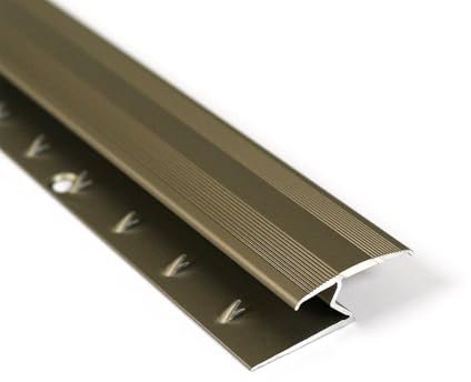 Aluminium Door bar Threshold Z Section (Brushed Steel) 900mm