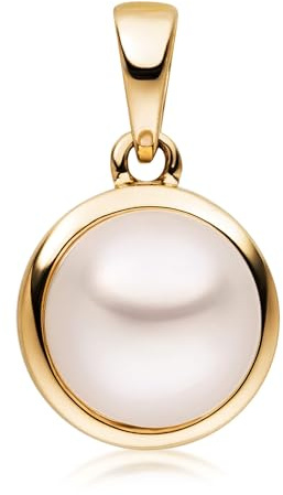 MATERIA by Matthias Wagner Perlen Anhänger Gold 333 Damen - Echtgold Schmuck GKA-7