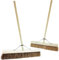 36” Wide Broom Indoor or Outdoor, Extra-Large Heavy Duty Broom Sweeping Brush for Warehouse Floors and Large Flat Surfaces (36 Bassine Hard Bristle)
