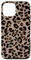 Hülle für iPhone 12 mini Leopardenmuster stilvolles Gepardenmuster braun neutral beige