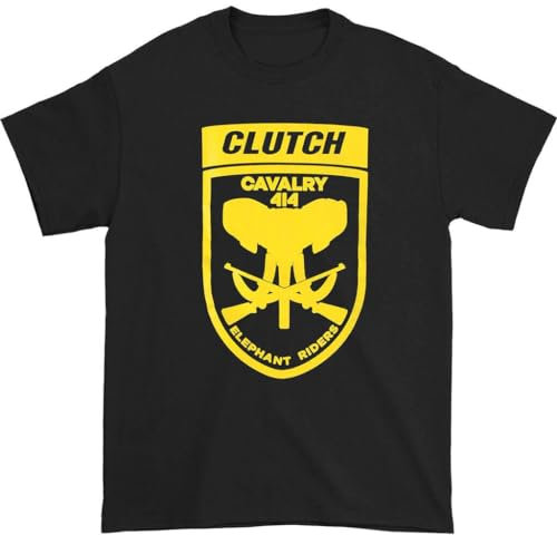 Clutch Elephant Riders Black T-Shirt. Black SBlackS