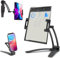 Kado Portable Monitor Stand Aluminum Alloy, Tablet Holder Phone Clamp for Display Phone, Wall Mount 3M Cubical Mount for Portable Monitor, Kitchen Cabinet Tablet Holder for iPad Surface Pro