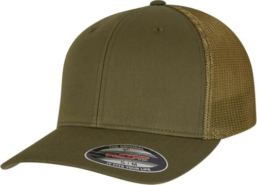 Flexfit Unisex Flexfit Mesh Trucker Cap, Damen und Herren Kappe, erhältlich in 5 Farben, Größen S/M - L/XL